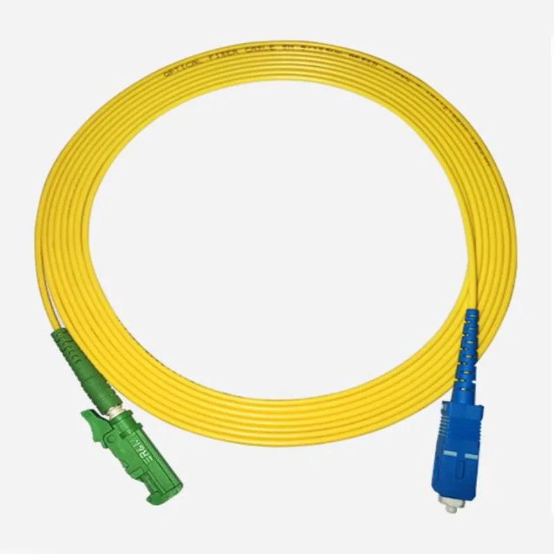 3 ملی میٹر راؤنڈ کیبل E2000/APC- SC/UPC پیچ ڈوری