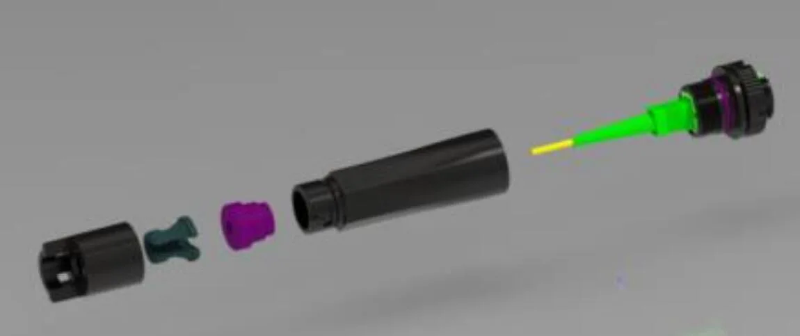 Pre-connected adapter - SC